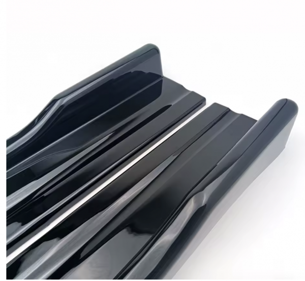 8 Pcs Winglet Splitters Side Spoiler-glossy black